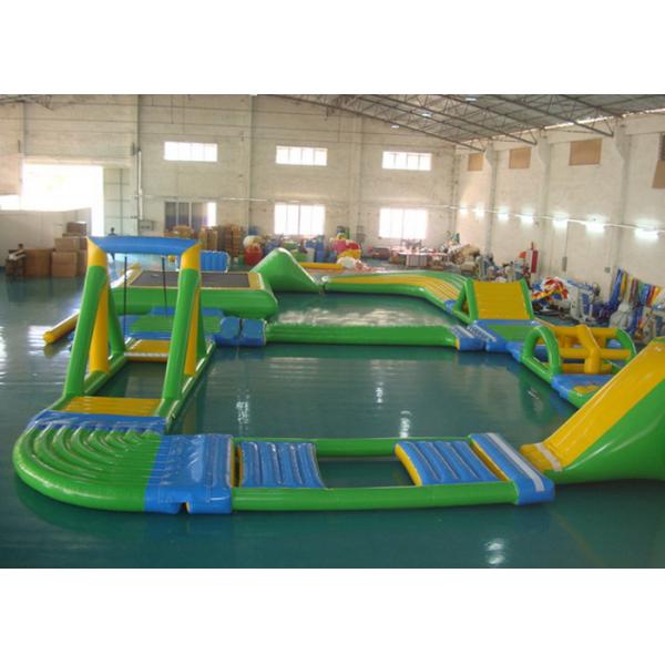 Quality Customized Inflatable Water Parks , 0.9mm PVC Water Playground Equipment for sale