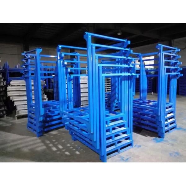 Quality Custom Vertical Metal Stack Racks , Warehouse Stackable Steel Storage Racks for sale
