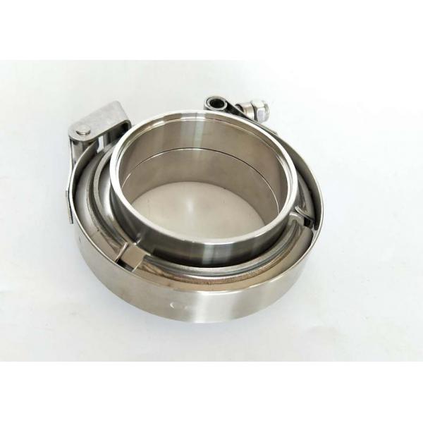 Quality Exhaust System V Bend Clamp Stainless Steel Spot Welded 4 Inch for sale
