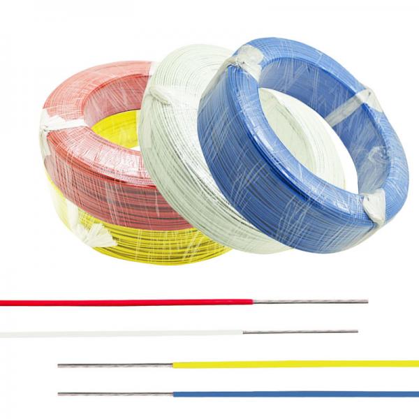 Quality Heatproof PTFE Insulated Wires Single Core With Various Colors for sale