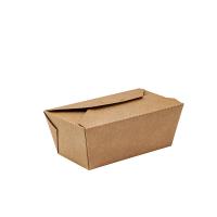 Quality Square Takeaway Kraft Paper Lunch Box For Fried Chicken Packaging for sale