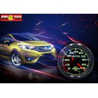 China Universal Electric Oil Pressure Gauge / Racing Car Meter 7 Color Backlight for sale