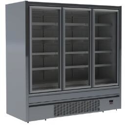 Quality 3 Door Upright Glass Door Freezer For Supermarket Refrigeration Plug In for sale