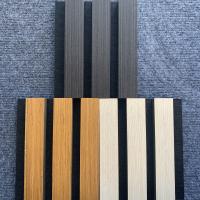 China Decorative Slatted Wooden Veneer Wall Panels Mdf Acoustic Panel factory