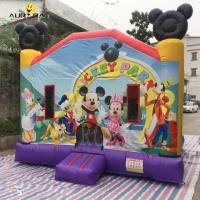 China Minnie Mouse Inflatable Bounce House Inflatable Mickey Jumping Castle For Kids Park factory