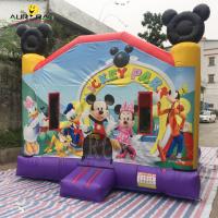 China Minnie Mouse Inflatable Bounce House Inflatable Mickey Jumping Castle For Kids Park factory