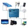 China 100W 12V 55KG Off Grid Solar Electric Plant For Home factory