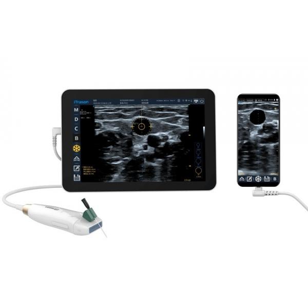 Quality 64 Channel 20mm Depth Handheld Ultrasound Scanner For Peripheral Vascular for sale