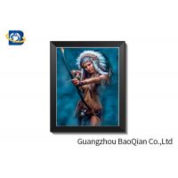 China Knight Theme ODM 3D Lenticular Sheet Picture With PVC Frame 30 X 40 CM factory