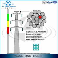 Buy cheap Hot New 12//24/48 Core OPGW High Voltage Power Cable Price from wholesalers