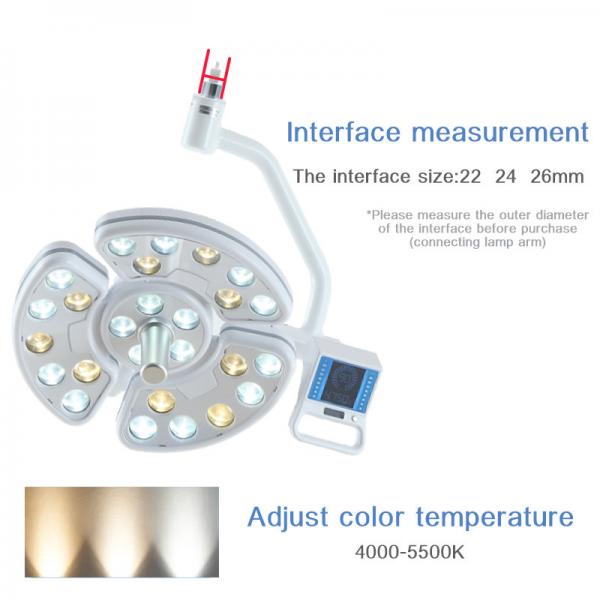 Quality White Multiscene Dental LED Lamp , Practical Dental Chair Halogen Light for sale
