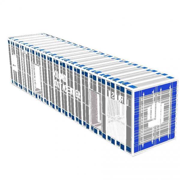 Quality 40 Ft Containerized Data Center Micromodule Computer Server Rooms Customized for sale