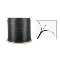 Quality Indoor Outdoor FTTH Drop Fiber Optic Cable 1 2 4 Core Flat Drop Cable for sale
