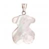 China 17 Inch Stainless Steel Pendant Necklace , Fashionable Teddy Bear Pendant factory