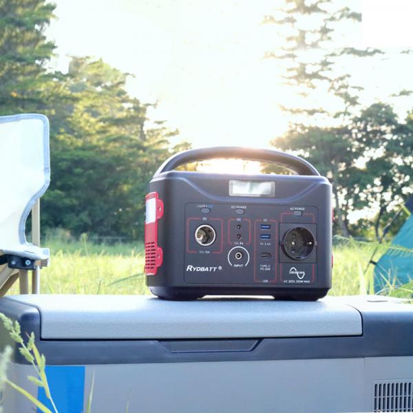 Quality 320Wh Solar Camping Power Station DC 12V AC 110V 220V Output 45W Fast Charge For Phone for sale