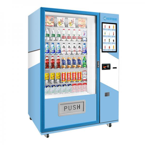 Quality Snack Drink Tea Conveyor Belt Vending Machine Self Service Food Vending Machines for sale