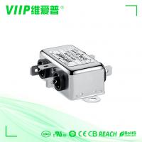 Quality VIIP Metal Power Line EMI Filter 1A Electromagnetic Compatibility 50/60Hz for sale
