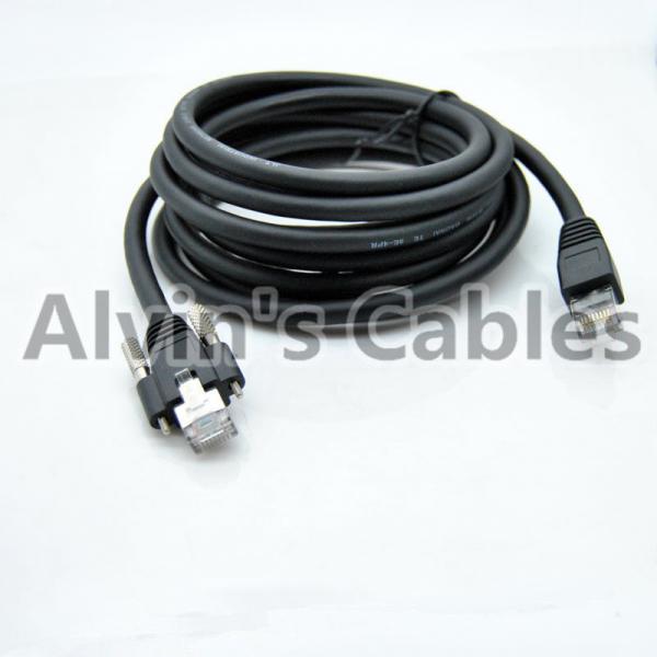 Quality Alvin's Cables GigE Cat6 S STP Screw Lock Horizontal RJ45 DrC Cable for Basler for sale