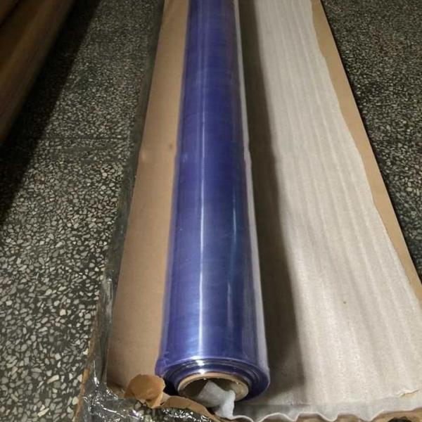 Quality PVC Transparent Color Film 100cm Width 28PHR 28kg Stretch Wrap Roll For Packing for sale