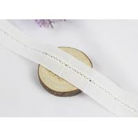 China White Eyelet Cotton Embroidered Lace Trims Cotton Lace Ribbon For Fashion Market factory