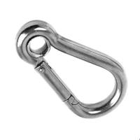 Quality DIN5299 A Stainless Steel Snap Hook With Eyelet M4x40 To M13x160 for sale