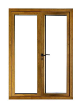 Quality OEM Aluminum Swing Doors , Double Outswing Exterior French Doors for sale