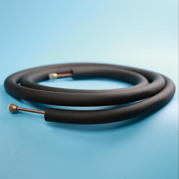Quality Copper Aluminum Alloy AC Connection Pipe Conditioning Connection Insulated Tubing 1/2