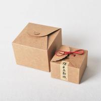 Quality Soap 350gsm Packaging Kraft Paper Box Recycle Handmade Vintage Cardboard Craft for sale