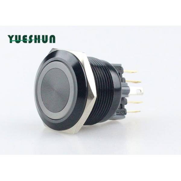 Quality LED Light Ring Aluminum Push Button Switch 22mm Durable For Longstanding Press for sale