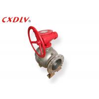China Q47F Worm Gear Operated Trunnion Mounted Ball Valve Stainless Steel Soft Sealing Valve factory