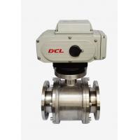China Modulated Electric Actuated High Vacuum Ball Valve DN50 To DN200 for sale