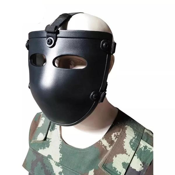 Quality Anti Riot Bulletproof Equipment PE Full Face Shield 280mm*185mm for sale