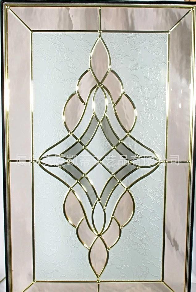 China 17.5mm 5CM Beveled Stained Leaded Glass Windows Glue Chip factory