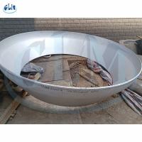 China Stainless Steel 304/SS304L Conical Dish Tank Head Top ID 2600mm factory