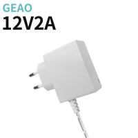 Quality Reliable 12V 2A Wall Mount Power Adapters Electric Supply Adaptor for sale
