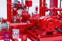 China 450GPM @ 125PSI Skid Mounted Fire Pump With Centrifugal End Suction Fire Pump Sets factory