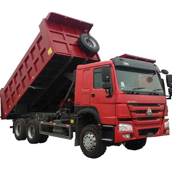 Quality 5.3-6.2 M Cargo Box Used Tipper Trucks with Sinotruk Engine Flat Single Sleeper for sale