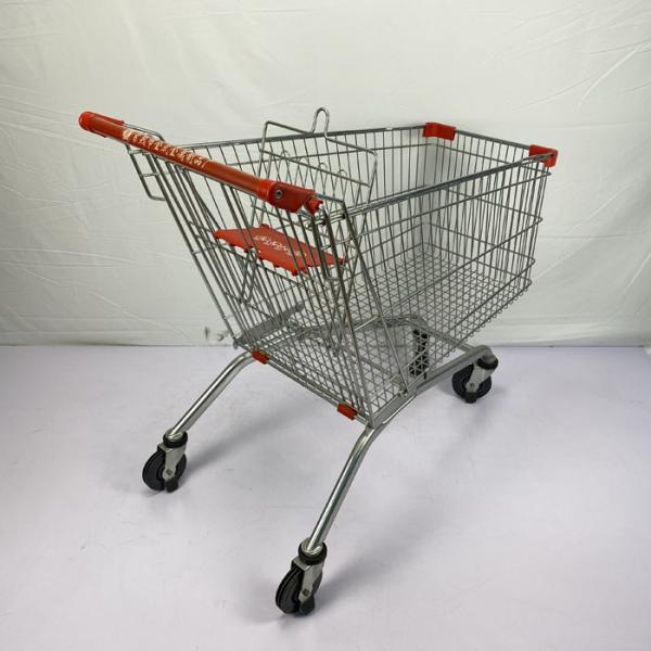 Quality 180L Q195 Steel Supermarket Shopping Trolley CE Certificate for sale