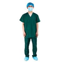 China Hospital Operating Room Short Sleeve Unisex Medical Scrub Suits factory