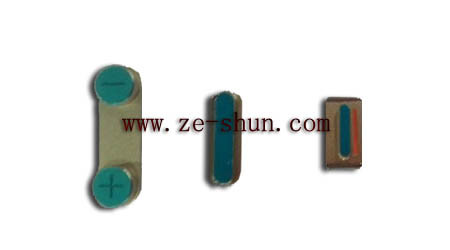 China Gold Cellphone Replacement Parts For Iphone 5s Volume Key , Power Key factory