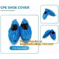 China PE material blue shoe cover cheaper disposable plastic shoe cover,Low Price plastic shoe cover medical,bagease bagplasti for sale