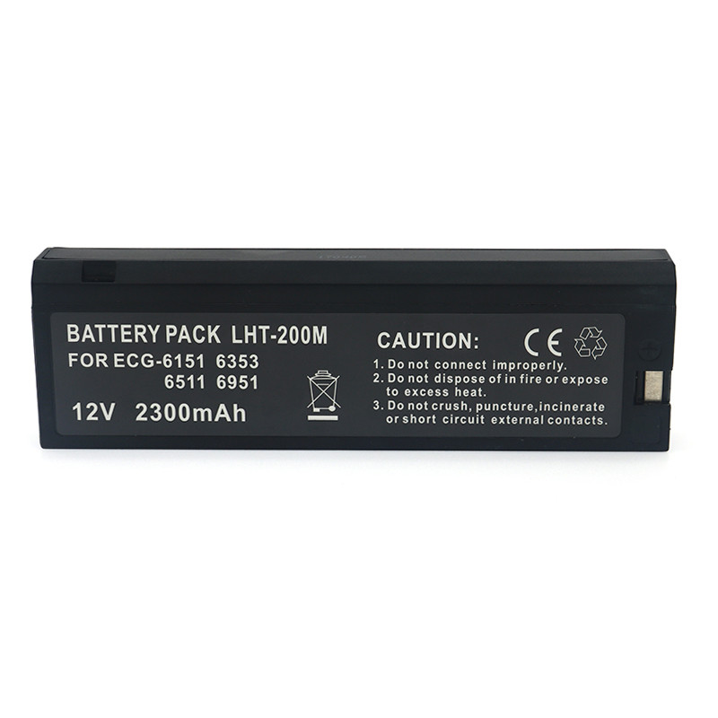China 12V 2300Mah Patient Monitor Battery Pack For Nihon Kohden ECG 750g Weight factory