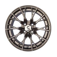 Quality Gunmetal 14 Inch Golf Cart Wheels And Tires 4/101.6 Bolt Shuran New Starshine for sale