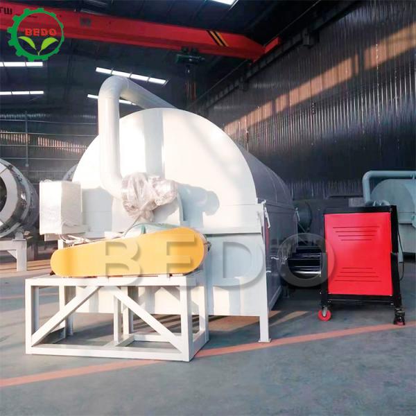 Quality 4kw Rotary Sawdust Dryer Machine For Furniture Plant Plywood Plant for sale