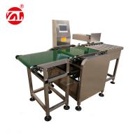 China Conveyor Belt Weight Checking Machine With Reject Arm / Air Blast / Pneumatic Pusher factory