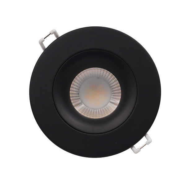Quality Black Leading Edge Dimmable LED Downlights 3.5''  9 Watt 750lm  For Wet Location for sale