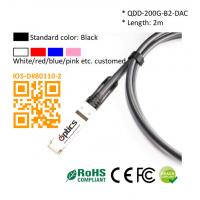 Quality 200G QSFPDD To 2x100G QSFP28 Breakout DAC Direct Attach Cable 2M Qsfp Dd Breakout Cable for sale