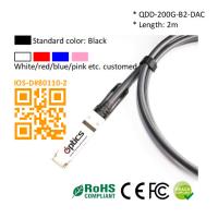 Quality 200G QSFPDD To 2x100G QSFP28 Breakout DAC Direct Attach Cable 2M Qsfp Dd for sale