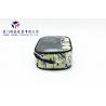 China Super Clear Window Canvas Makeup Bag , Fabric Cosmetic Bags With Round Corners factory