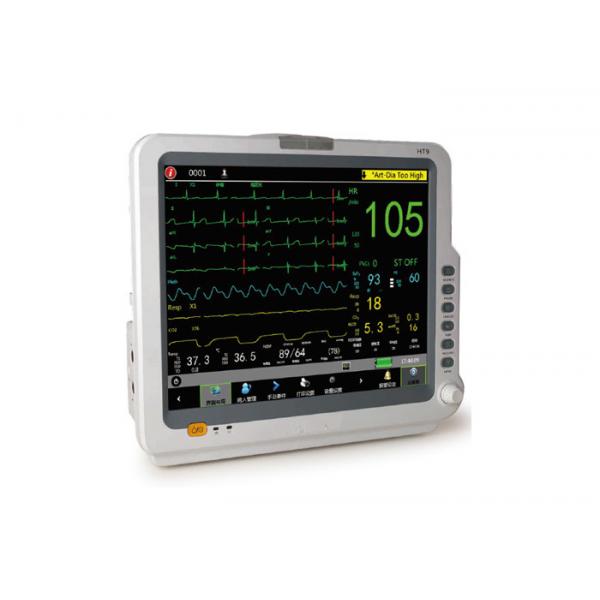 Quality 17'' Plug In Patient Vitals Monitor Multi Channel Waveform Nibp Spo2 Monitor for sale